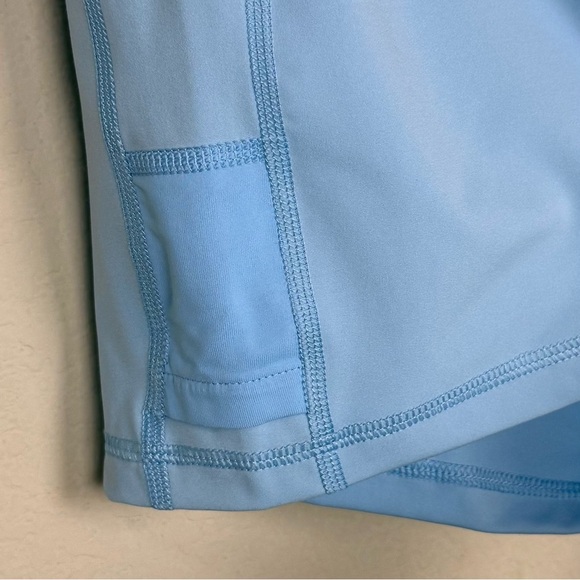 Peter Millar Blue Athletic Biker Shorts - Picture 3 of 6
